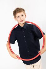 Chemise popeline manches courtes enfant -  K520 – Image 3