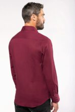 Chemise coton / élasthanne manches longues homme - K529 – Image 5