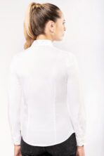 Chemise coton / élasthanne manches longues femme - K530 – Image 2