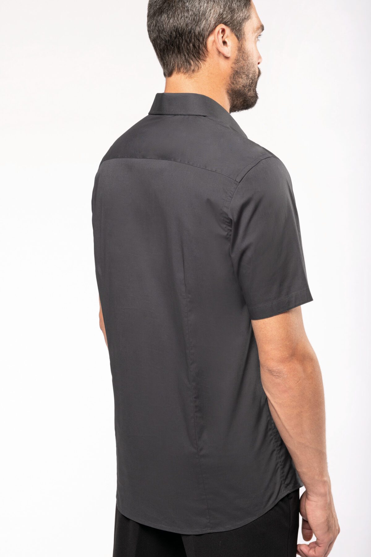 Chemise coton / élasthanne manches courtes - K531 – Image 3
