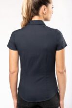 Chemise coton / élasthanne manches courtes femme -K532 – Image 2
