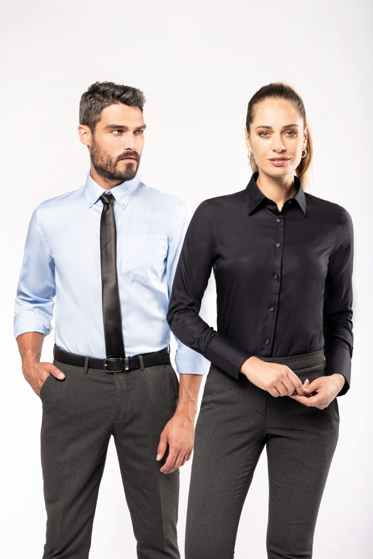 Chemise manches longues sans repassage - K537 – Image 7