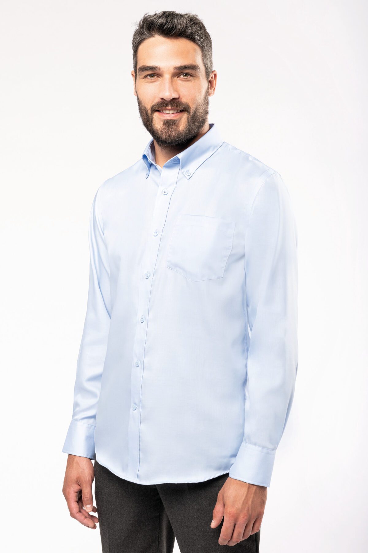 Chemise manches longues sans repassage - K537 – Image 3