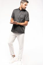 Chemise manches courtes sans repassage - K539 – Image 4