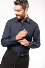 Chemise popeline manches longues - K541