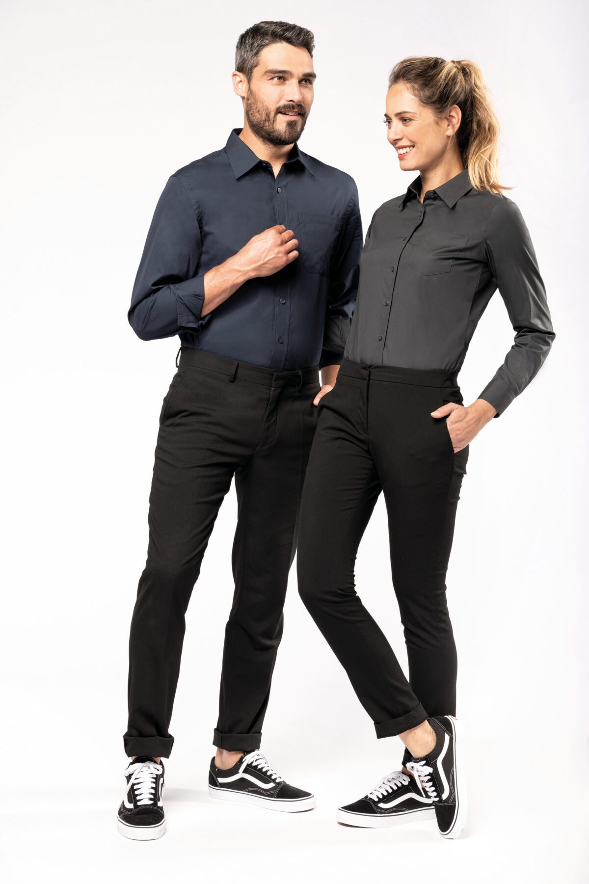 Chemise popeline manches longues - K541 – Image 7