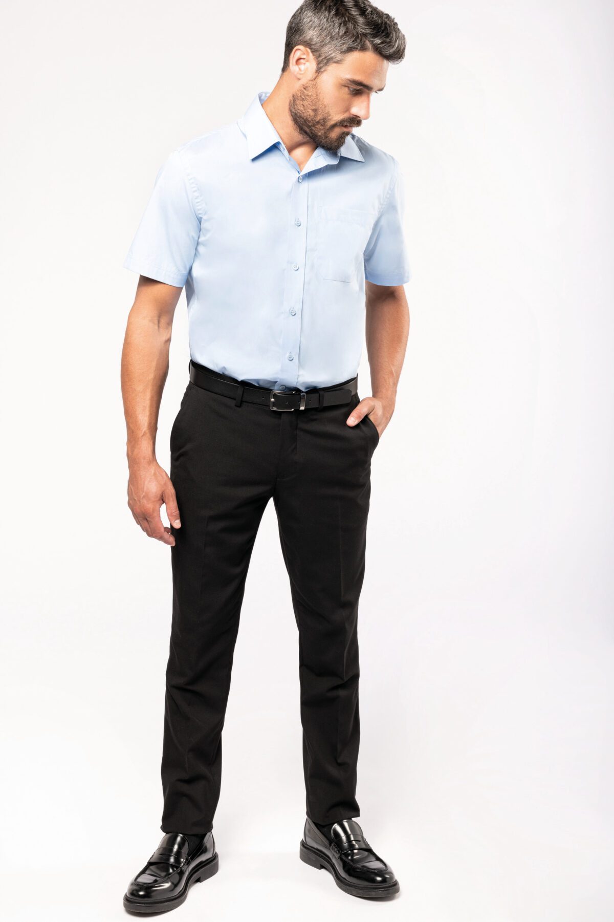 Chemise popeline manches courtes - K543 – Image 4