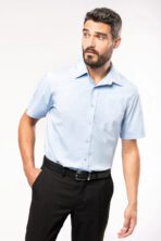 Chemise popeline manches courtes - K543