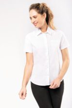 Chemise popeline manches courtes femme - K544 – Image 3