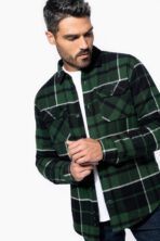Surchemise à carreaux doublée sherpa homme -K579 – Image 21