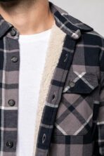 Surchemise à carreaux doublée sherpa homme -K579 – Image 17