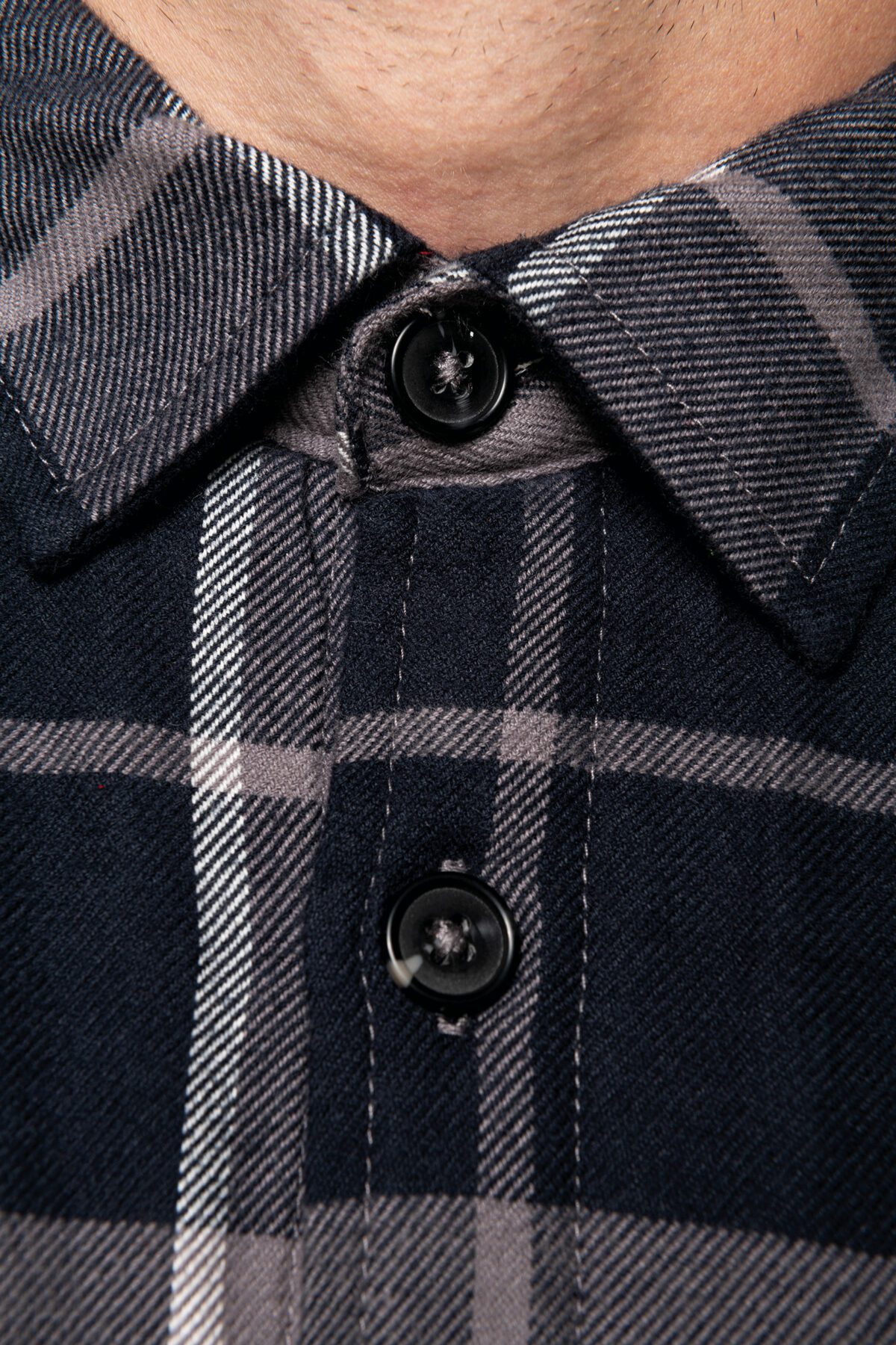 Surchemise à carreaux doublée sherpa homme -K579 – Image 13