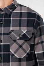 Surchemise à carreaux doublée sherpa homme -K579 – Image 14