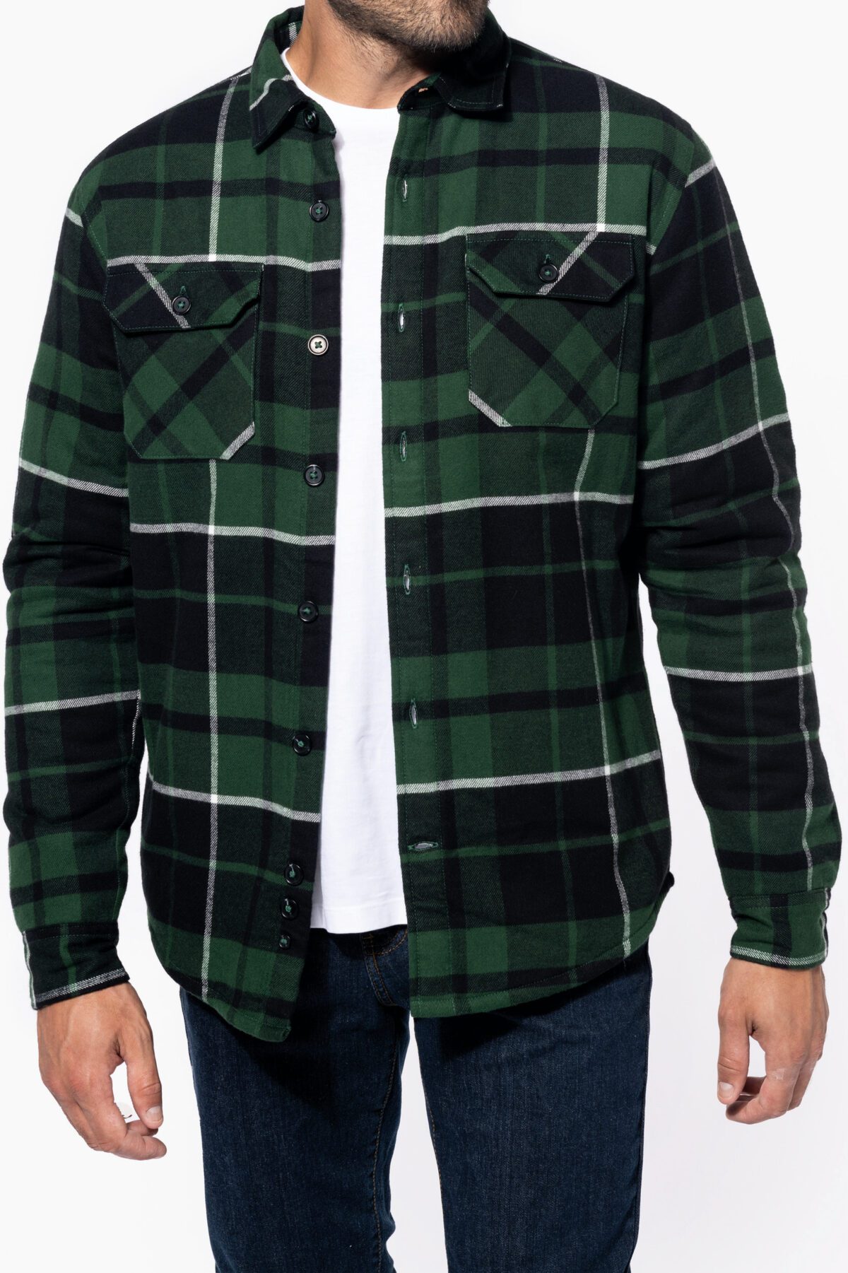 Surchemise à carreaux doublée sherpa homme -K579 – Image 23
