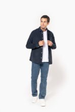 Chemise manches longues en velours homme - K599 – Image 5