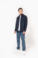 Chemise manches longues en velours homme - K599 – Image 7