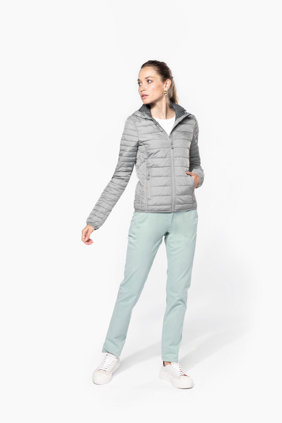 Doudoune légère capuche femme - K6111 – Image 11