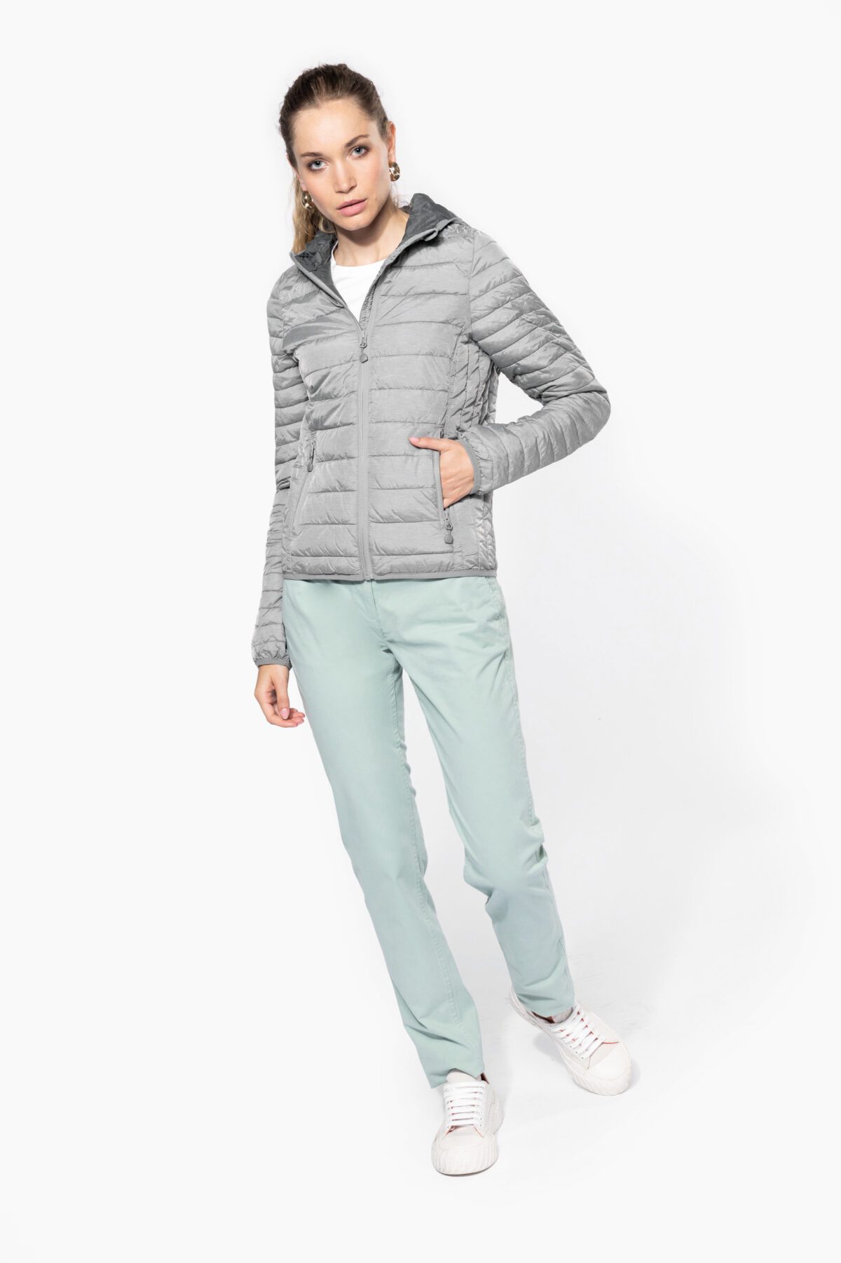 Doudoune légère capuche femme - K6111 – Image 3