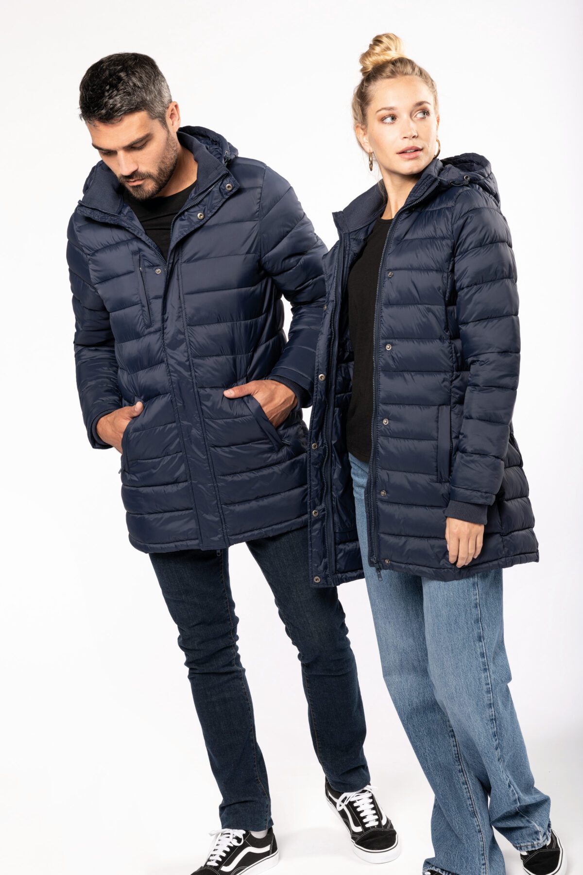 Parka doudoune légère à capuche homme - K6128 – Image 14