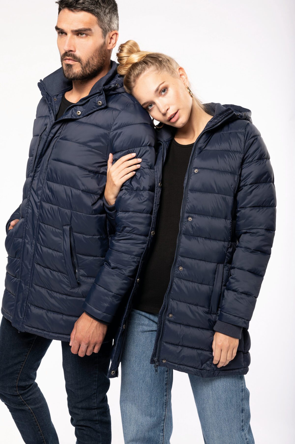 Parka doudoune légère à capuche homme - K6128 – Image 17