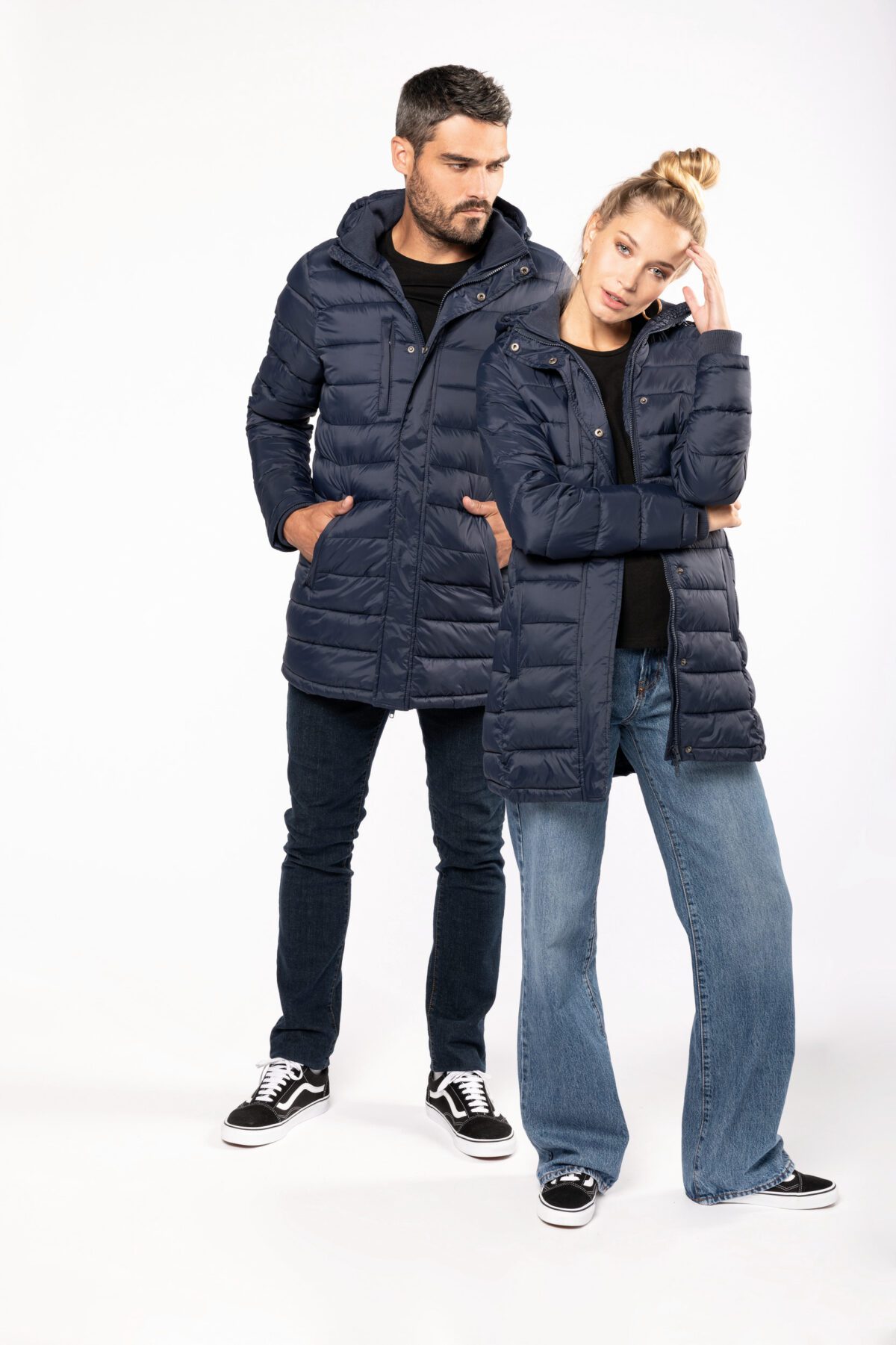 Parka doudoune légère à capuche homme - K6128 – Image 15