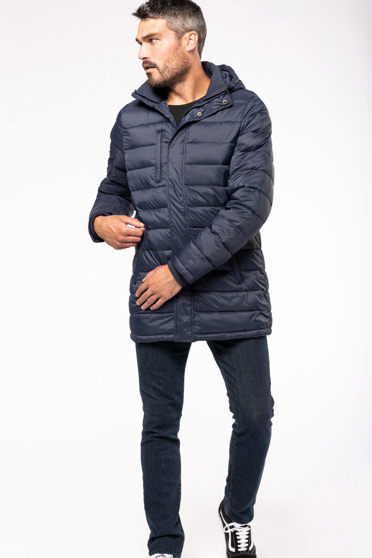Parka doudoune légère à capuche homme - K6128 – Image 18