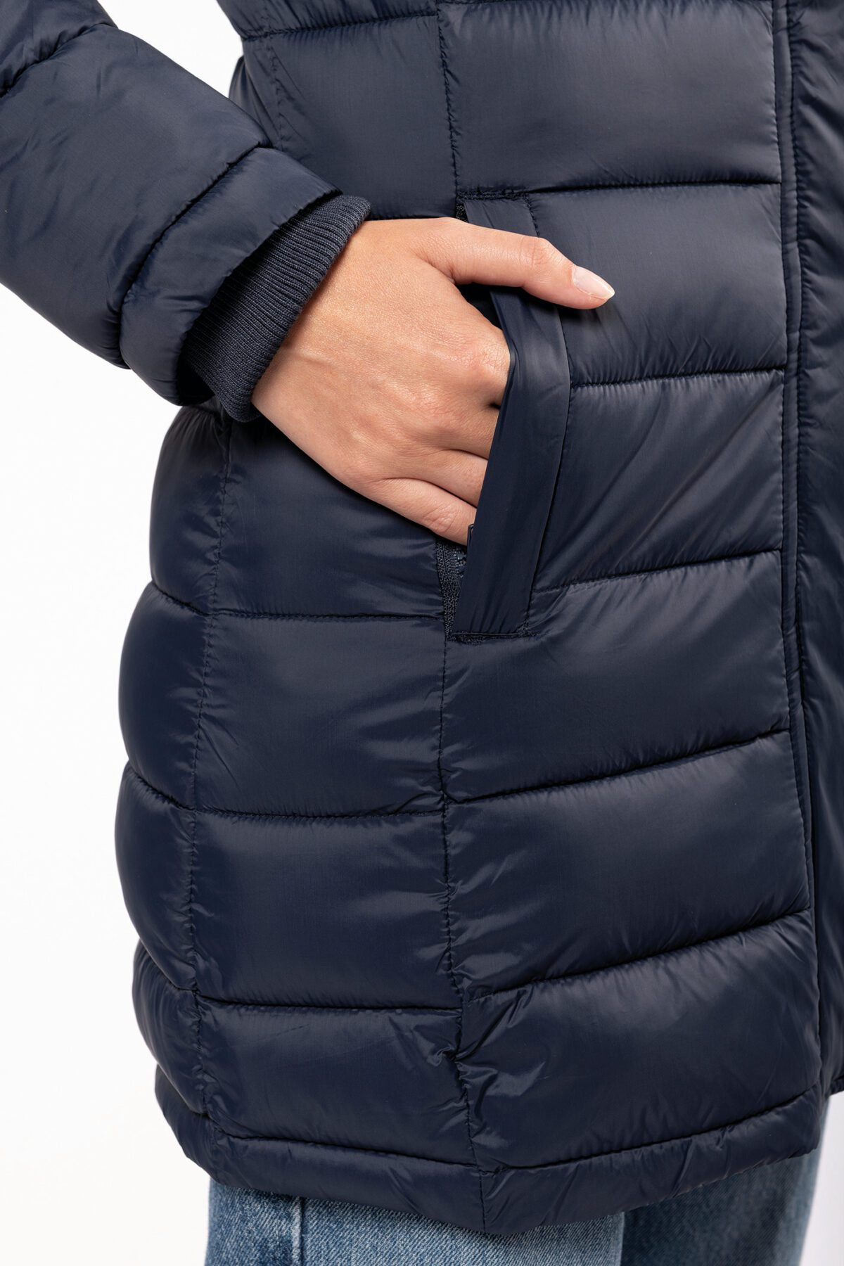 Parka doudoune légère à capuche femme - K6129 – Image 13