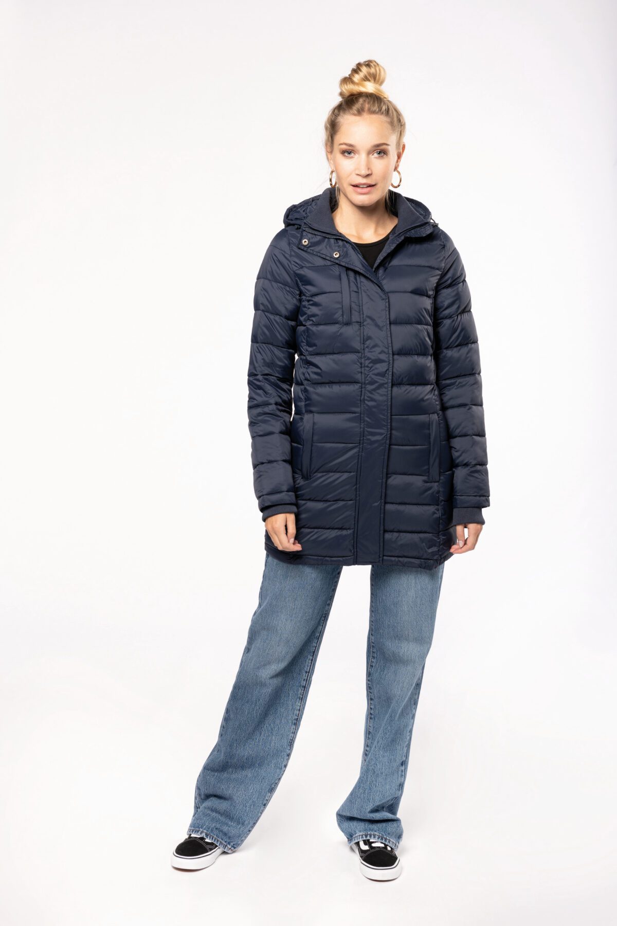 Parka doudoune légère à capuche femme - K6129 – Image 5