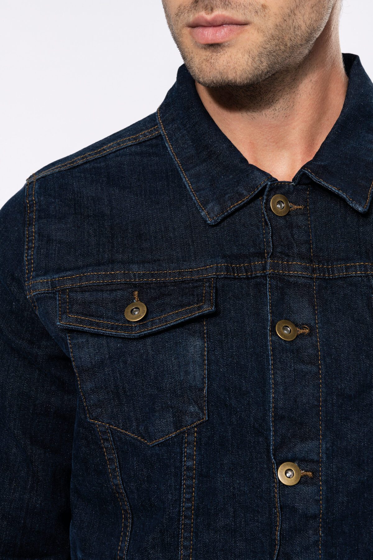 Blouson denim non doublé homme - K6136 – Image 6