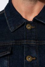 Blouson denim non doublé homme - K6136 – Image 7