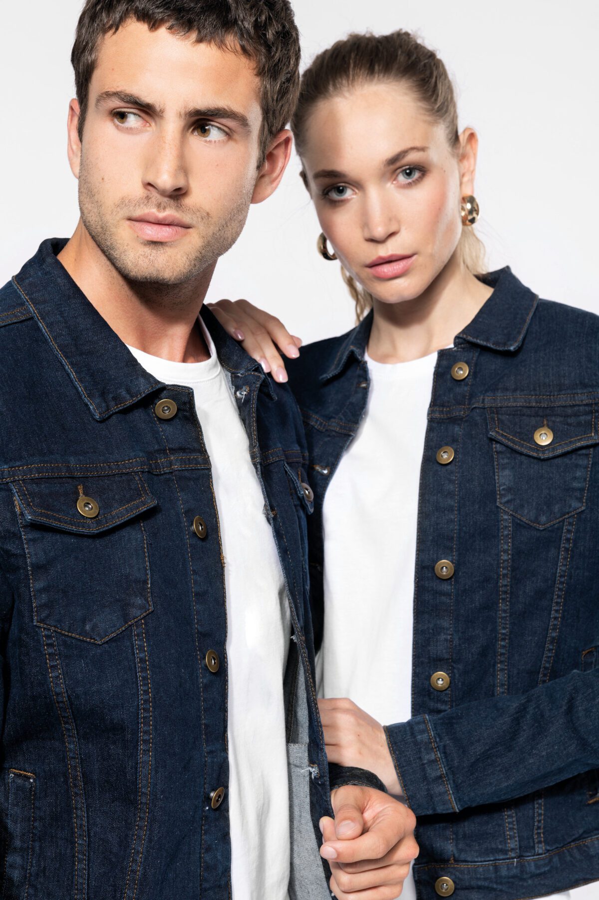 Blouson denim non doublé homme - K6136 – Image 13