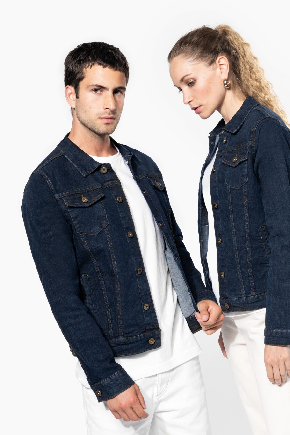 Blouson denim non doublé homme - K6136 – Image 14