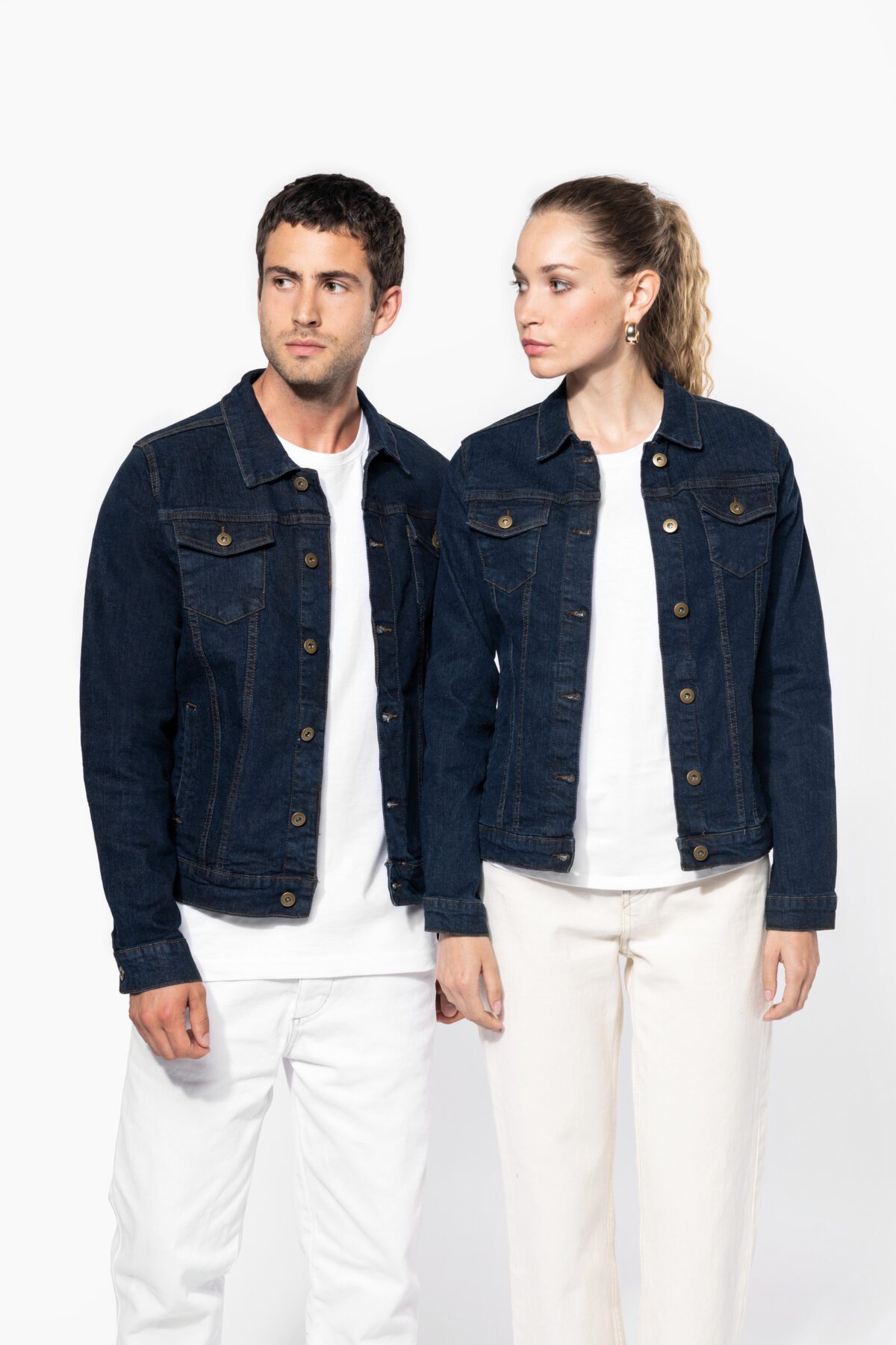 Blouson denim non doublé homme - K6136 – Image 4