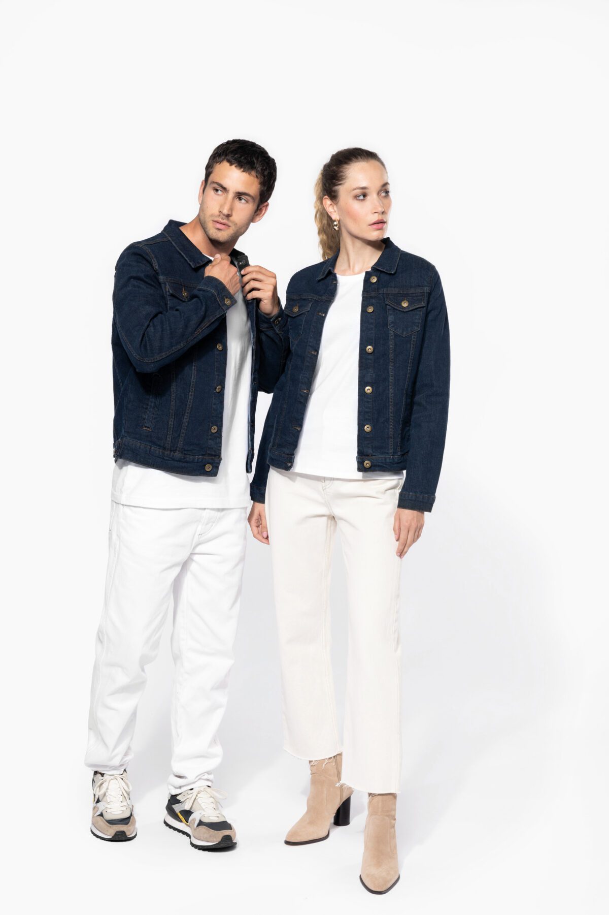 Blouson denim non doublé homme - K6136 – Image 12