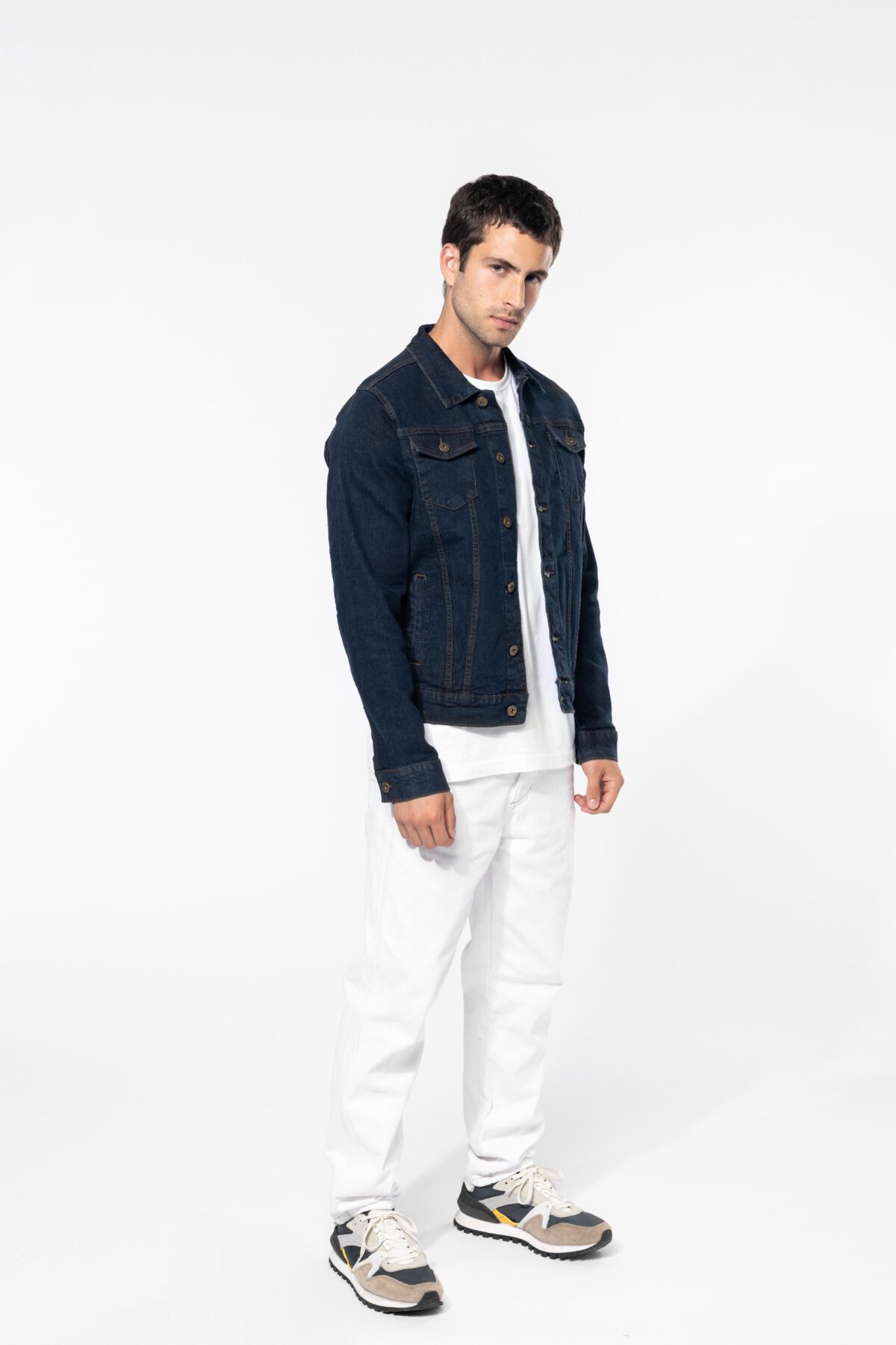 Blouson denim non doublé homme - K6136 – Image 11