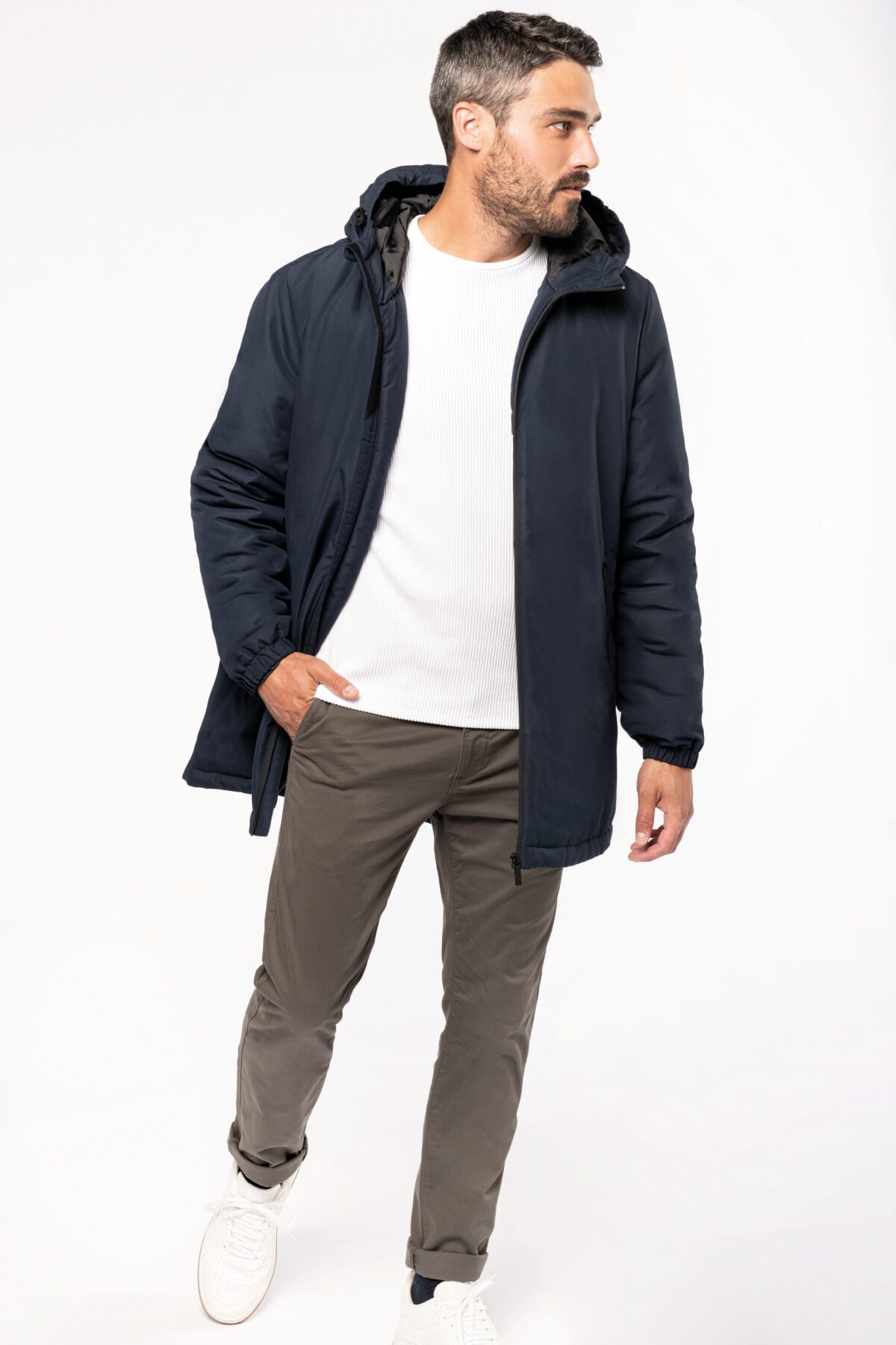 Parka à capuche recyclée unisexe - 6152 – Image 4