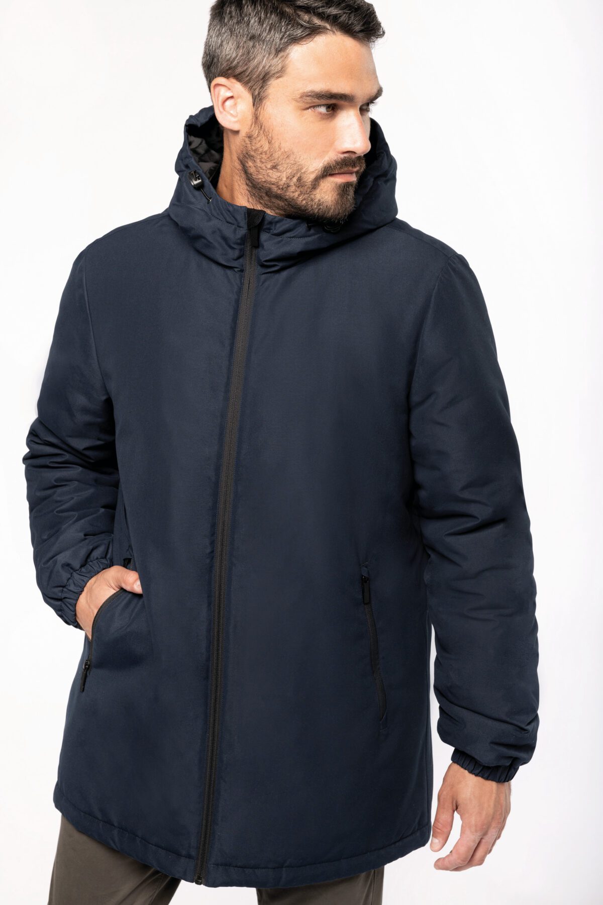 Parka à capuche recyclée unisexe - 6152 – Image 1