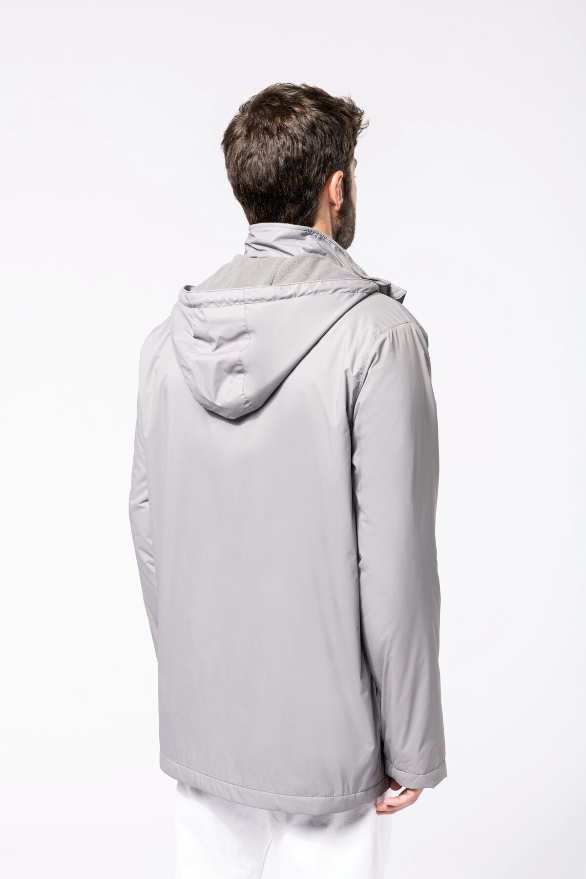 Veste à capuche avec doublure en micropolaire unisexe - K6153 – Image 3