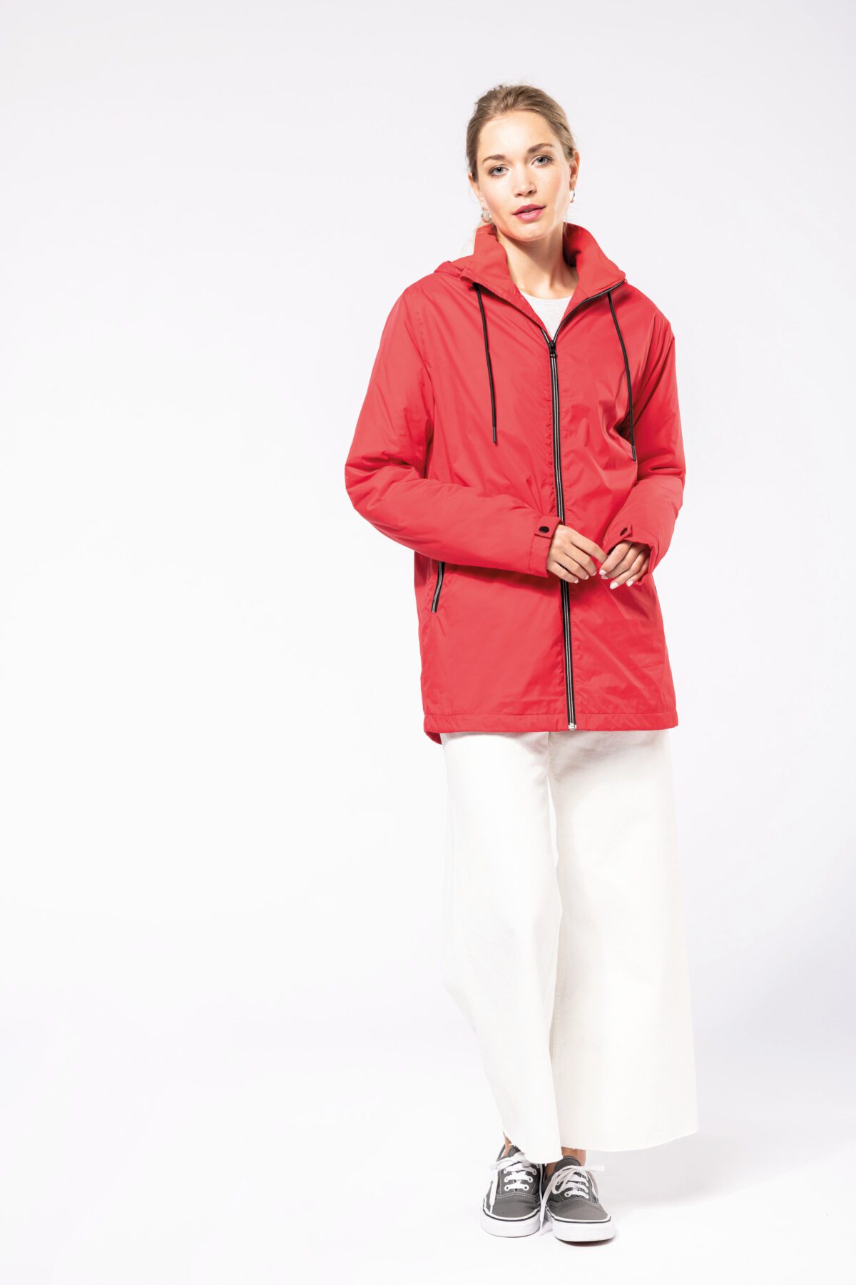 Veste à capuche avec doublure en micropolaire unisexe - K6153 – Image 22