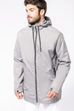 Veste à capuche avec doublure en micropolaire unisexe - K6153 – Image 2