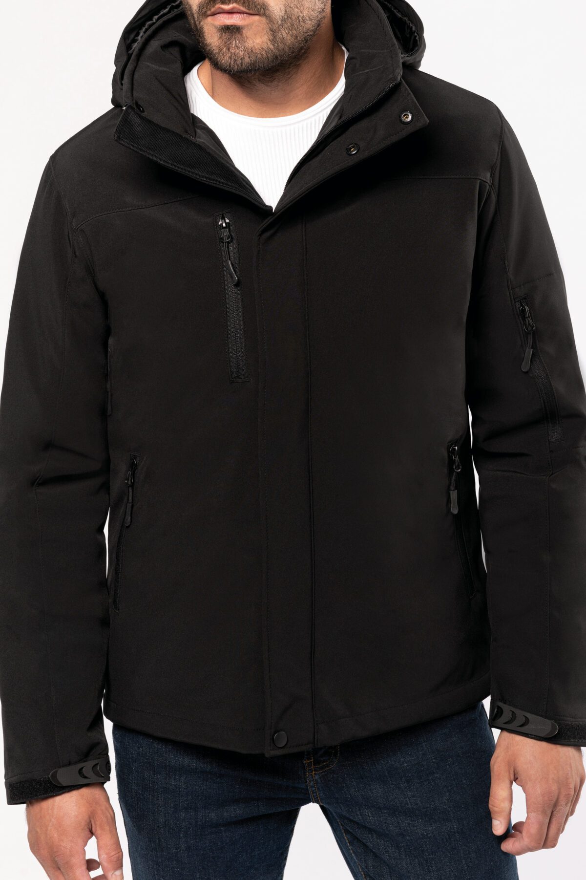 Parka softshell doublée capuche homme - K650 – Image 11