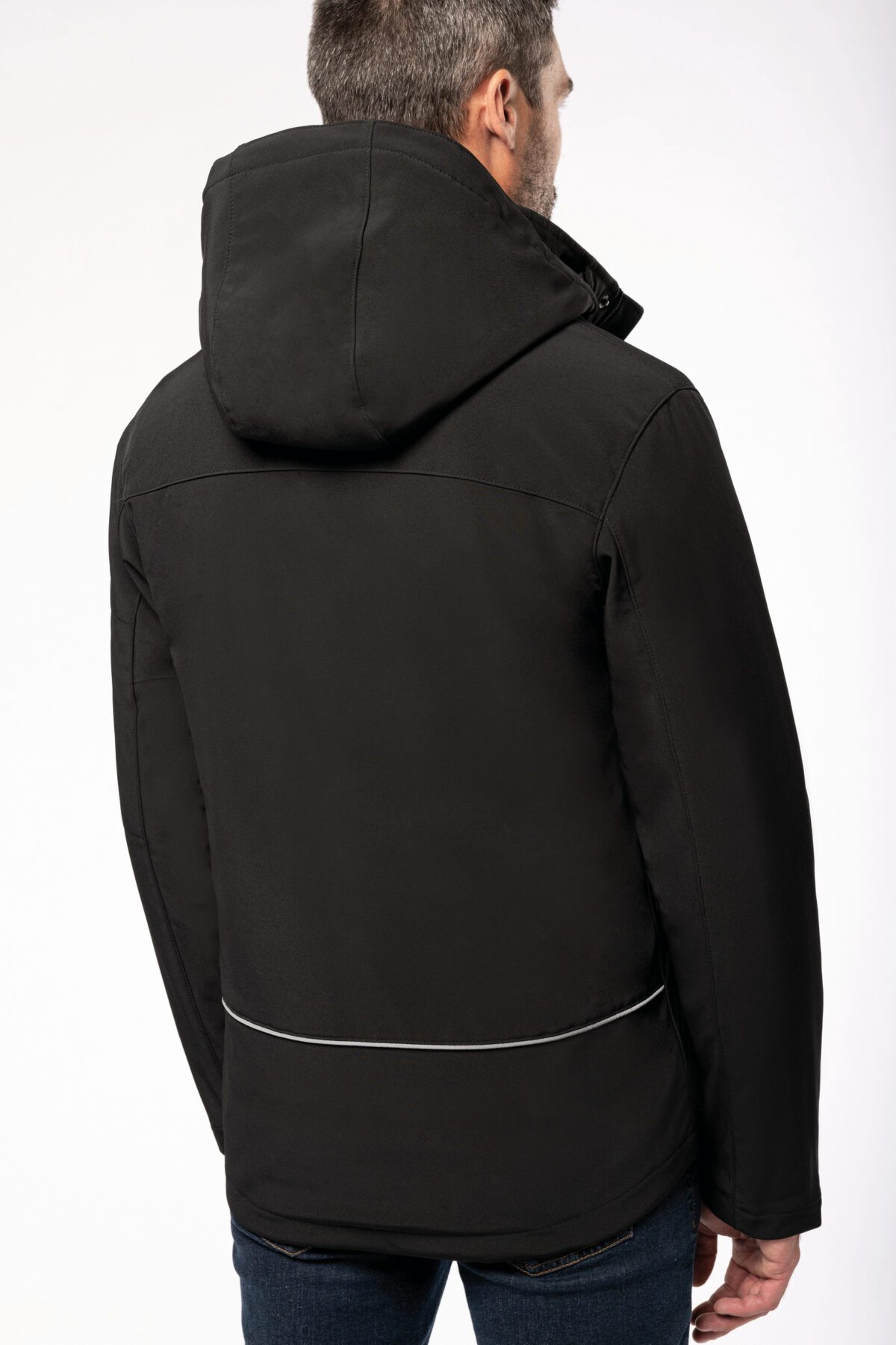 Parka softshell doublée capuche homme - K650 – Image 2