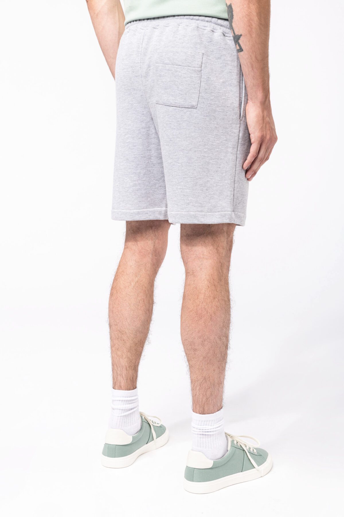 Bermuda molleton non gratté écoresponsable homme - K757 – Image 2