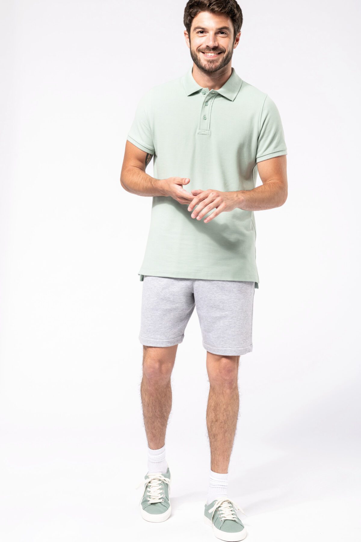 Bermuda molleton non gratté écoresponsable homme - K757 – Image 3