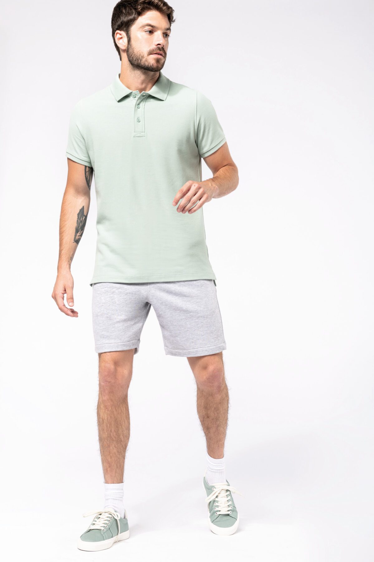 Bermuda molleton non gratté écoresponsable homme - K757 – Image 4