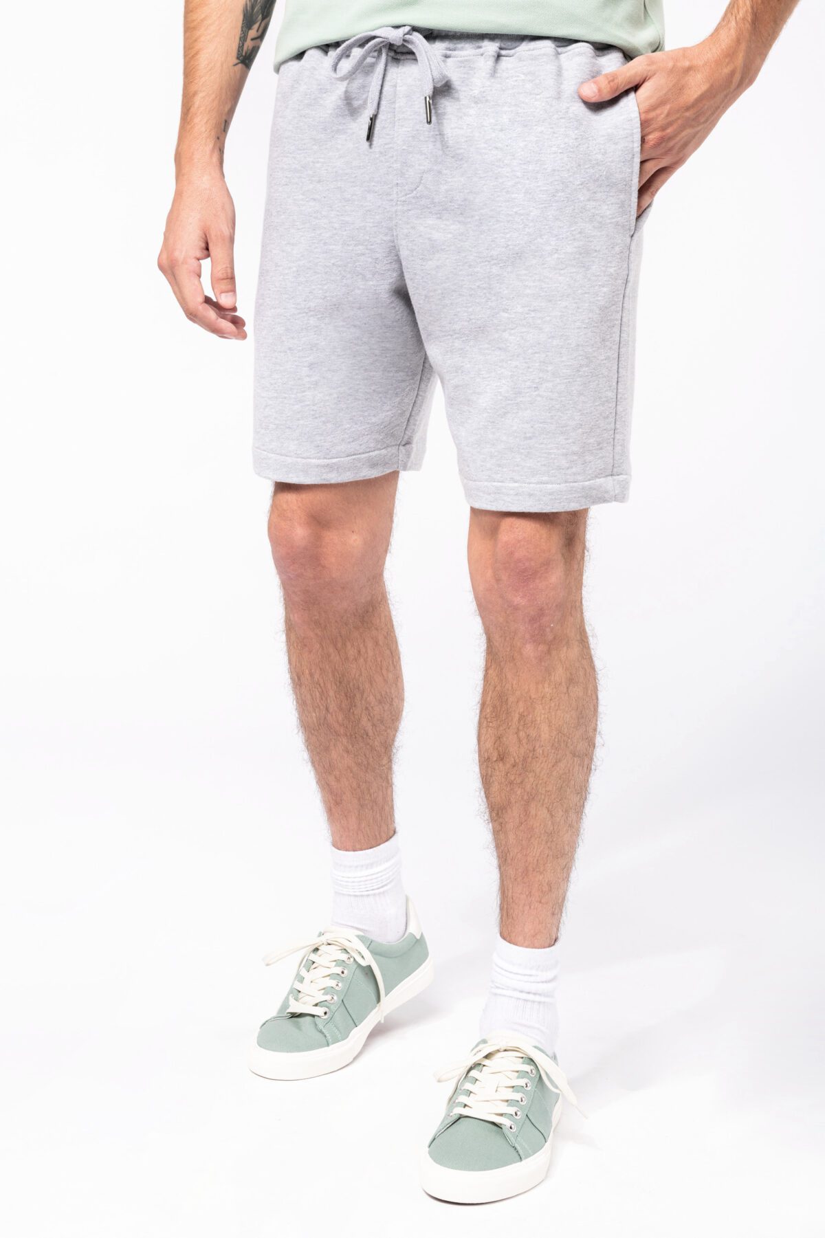 Bermuda molleton non gratté écoresponsable homme - K757 – Image 1