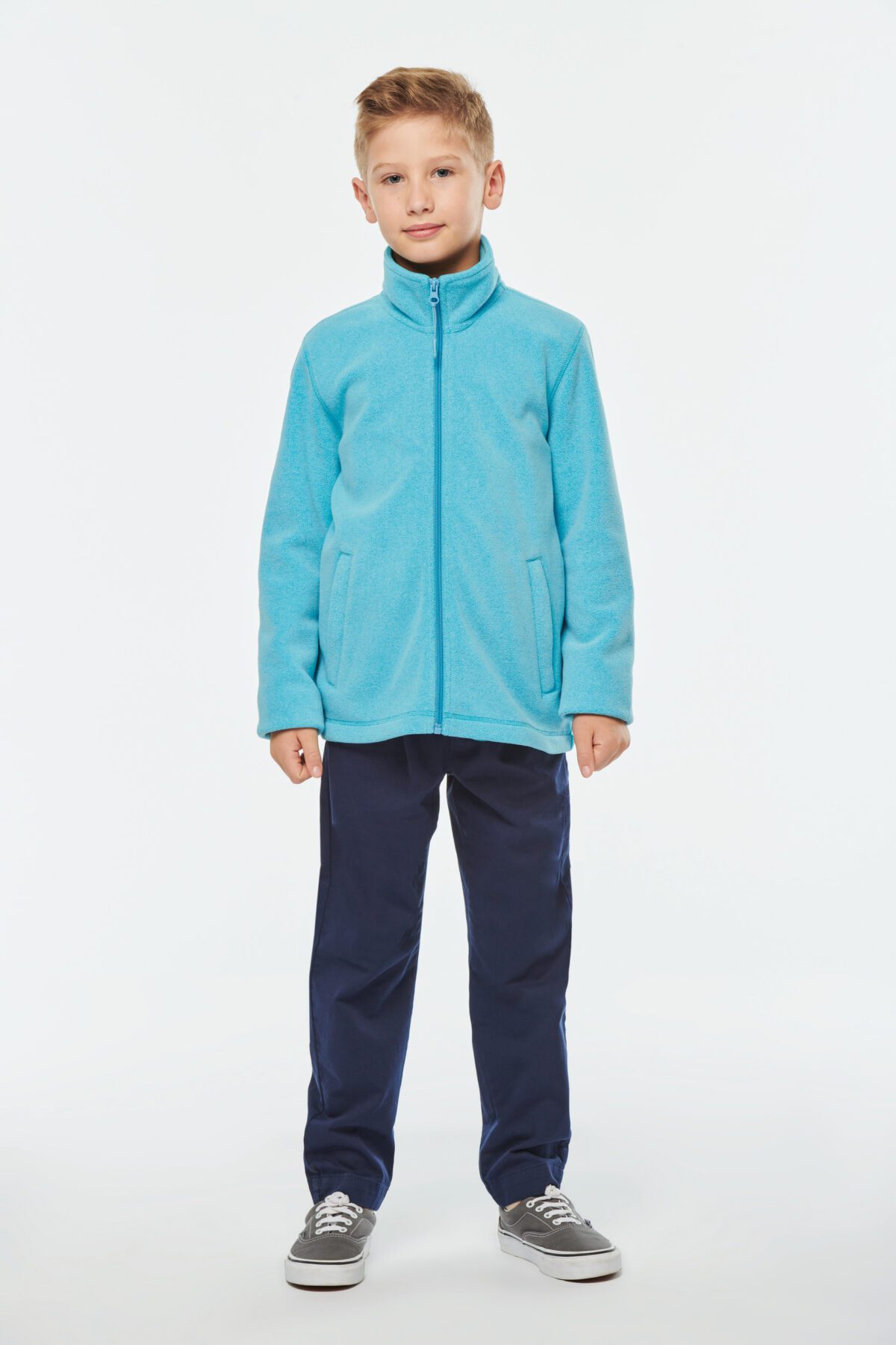 Veste micropolaire zippée enfant – Image 4