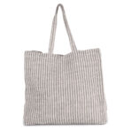 KI0236 - Sac shopping à rayures en juco – Image 3