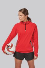 Sweat-shirt personnalisé à capuche 1/4 zip sport unisexe - PA360 – Image 11