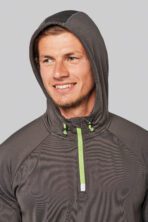 Sweat-shirt personnalisé à capuche 1/4 zip sport unisexe - PA360 – Image 7